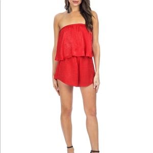 Show Me Your Mumu Thelma Romper (cherry berry)